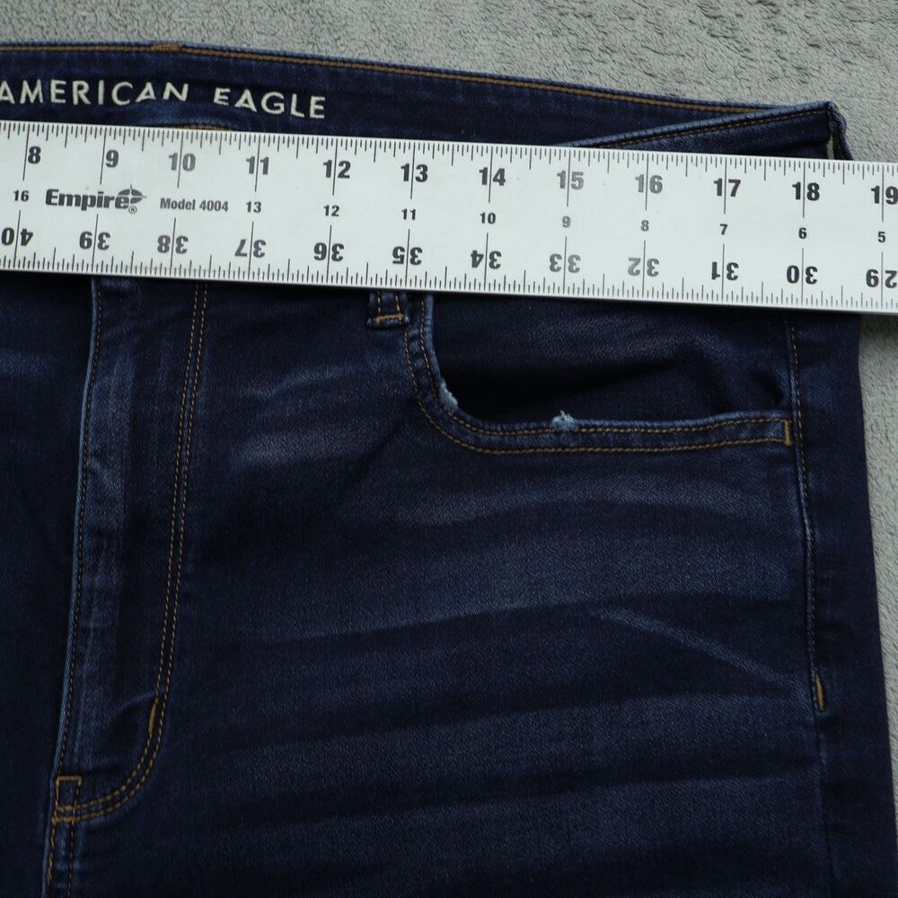 American Eagle Jegging Jeans Women's 18R Super High-Rise 28" Inseam Destroyed - Picture 4 of 16